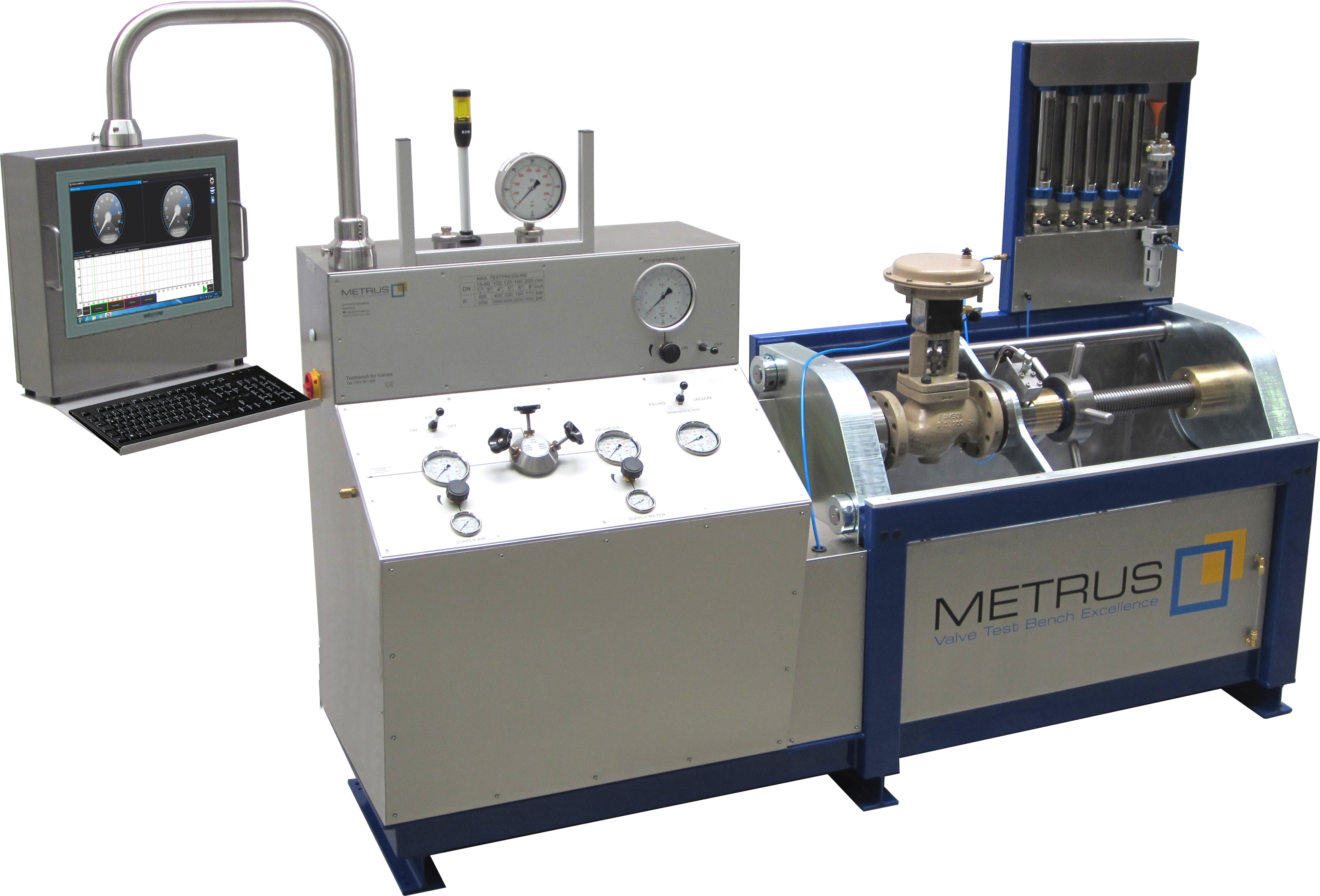 Flap test benches, Special machine construction | Metrus GmbH