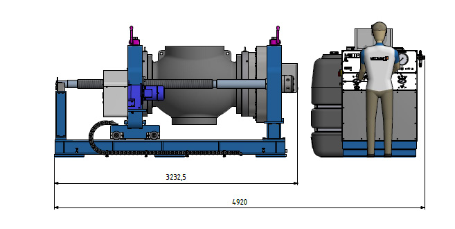 Online safety valve test (TESON III), Flap test benches | Metrus GmbH