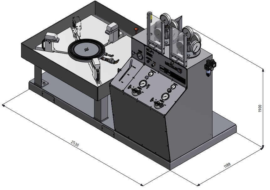 Laser bubble counter, Safety valve and universal test benches | Metrus GmbH