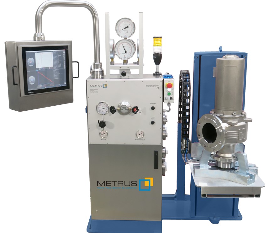 Vacuum tester mobile, Safety valve test benches | Metrus GmbH
