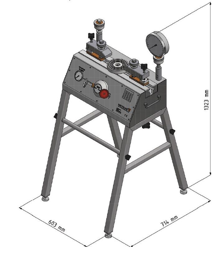Safety valve test benches, Vacuum tester mobile | Metrus GmbH