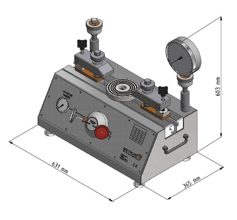 Laser bubble counter, Safety valve test benches | Metrus GmbH