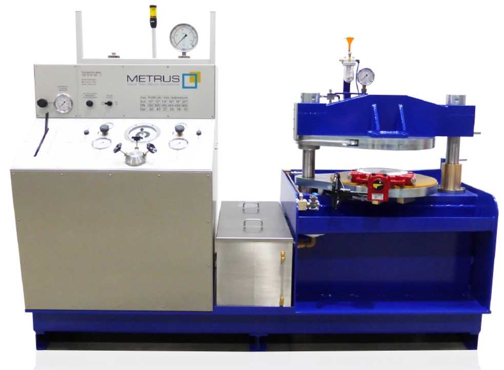 Flap test benches, Safety valve and universal test benches | Metrus GmbH