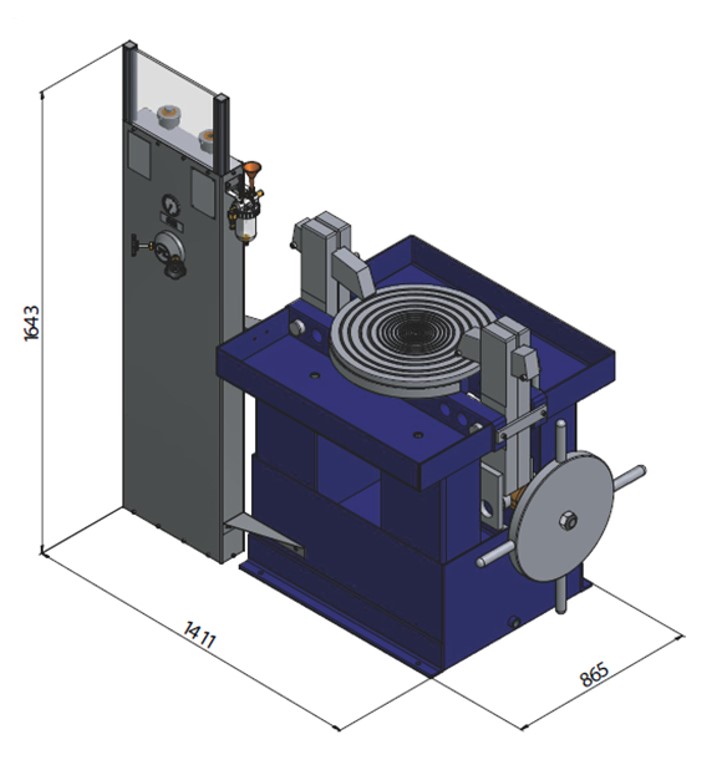 Safety and shut-off valve test benches, Mobile pressure generator | Metrus GmbH