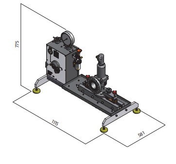 Mobile pressure generator, Flap test benches | Metrus GmbH