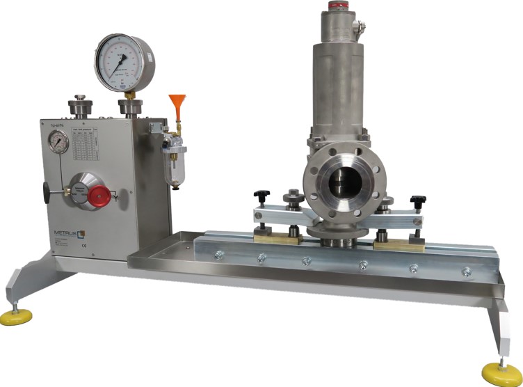 Measuring cascade, Online safety valve test (TESON III) | Metrus GmbH