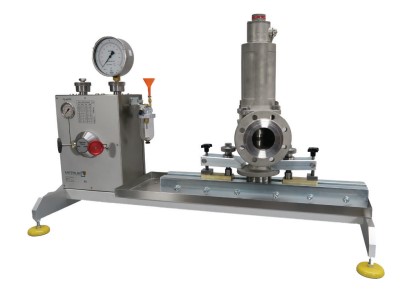 Safety valve test benches, Laser bubble counter | Metrus GmbH