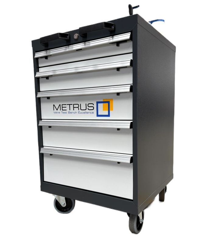 Online safety valve test (TESON III), Mobile safety valve test benches | Metrus GmbH