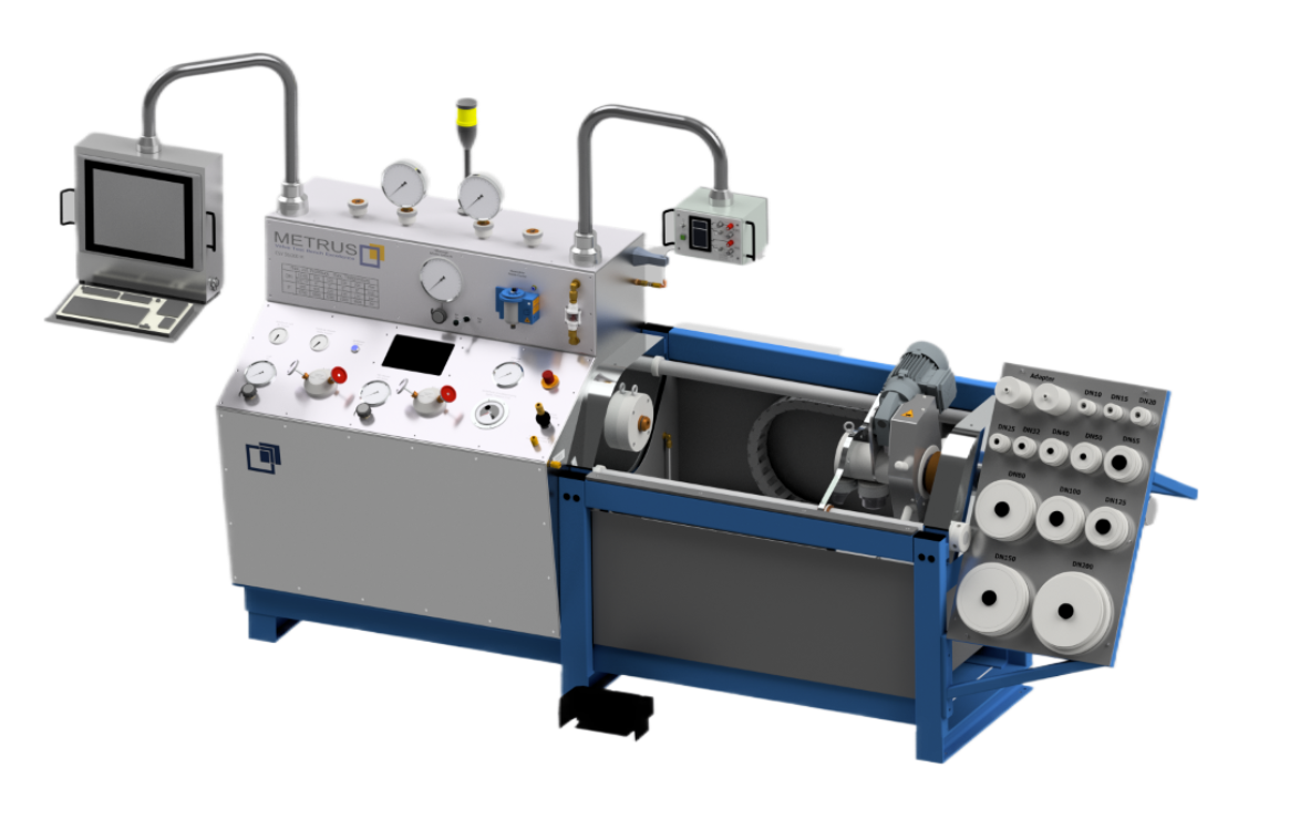 Safety valve and universal test benches, Vacuum tester mobile | Metrus GmbH